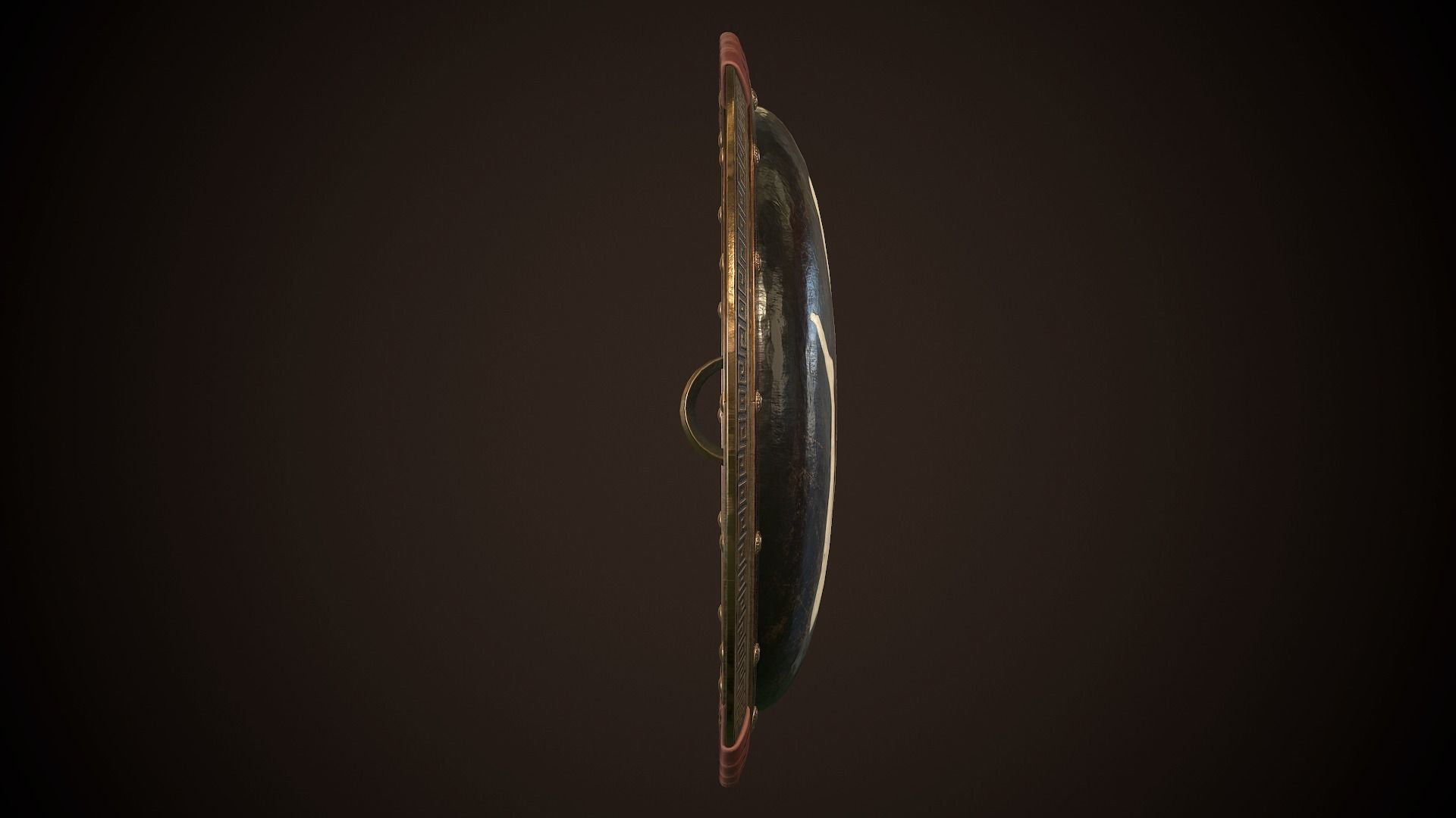 Hoplite Shield Triskelion 2 Low-poly 3D model_19