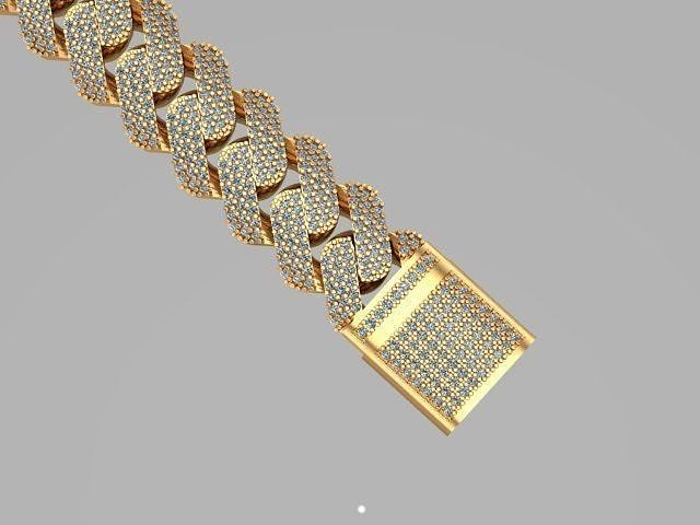 cuban chain  fashion SAK001  just STL 3D model