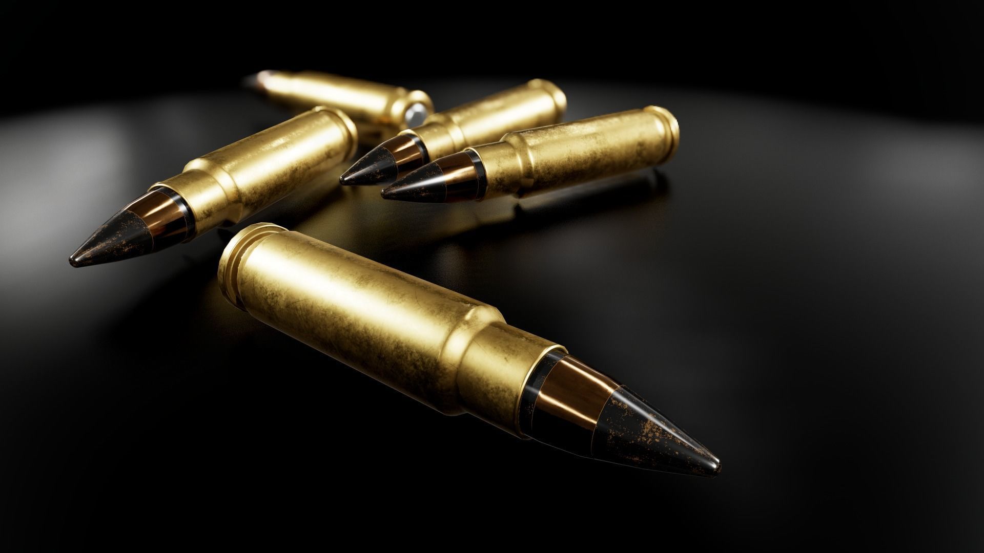 FN Five-Seven MK2 Handgun Low-poly 3D model_34