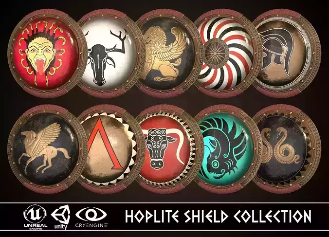 Hoplite Shield Collection 1 