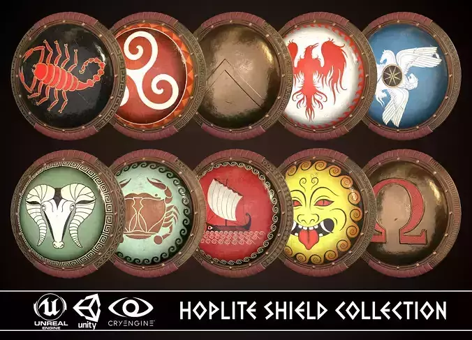Hoplite Shield Collection 3 