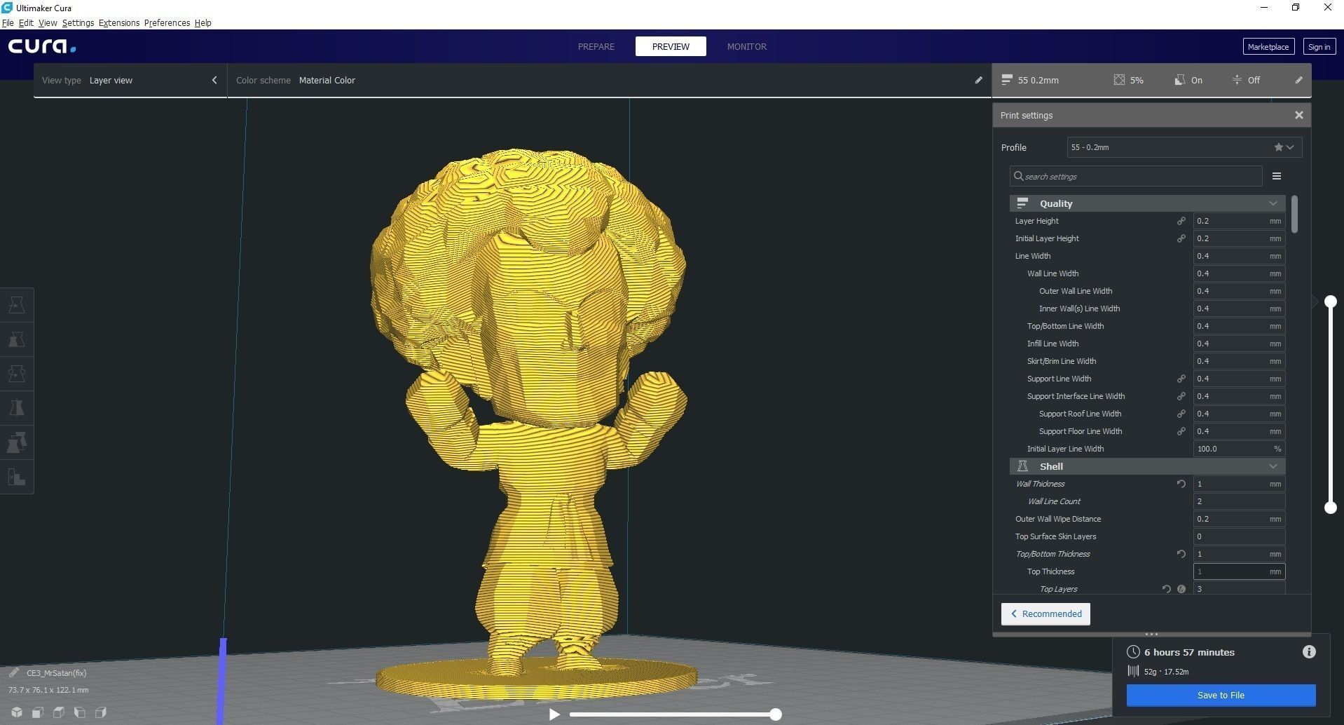 The World Champ Mr Satan - Hercule chibi 3D print model_2
