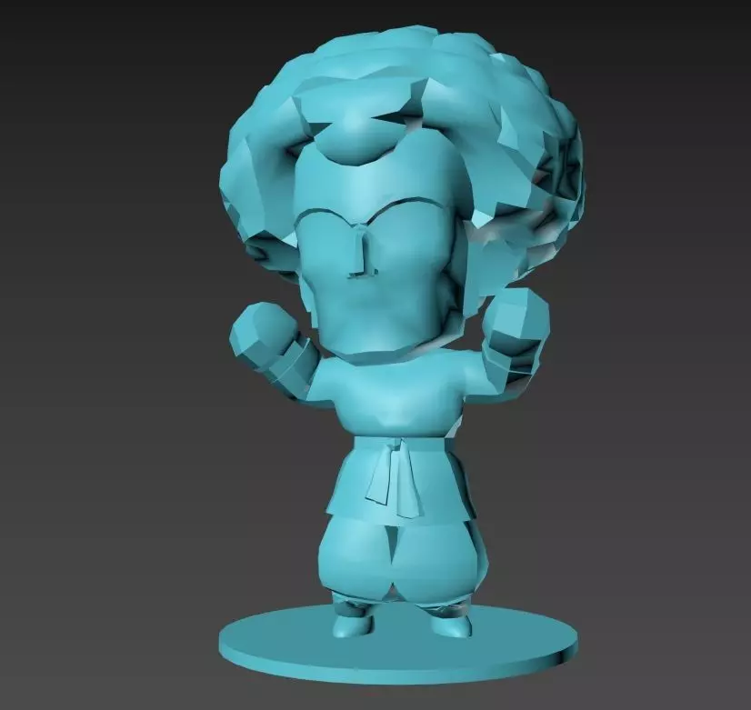 The World Champ Mr Satan - Hercule chibi 3D print model_0
