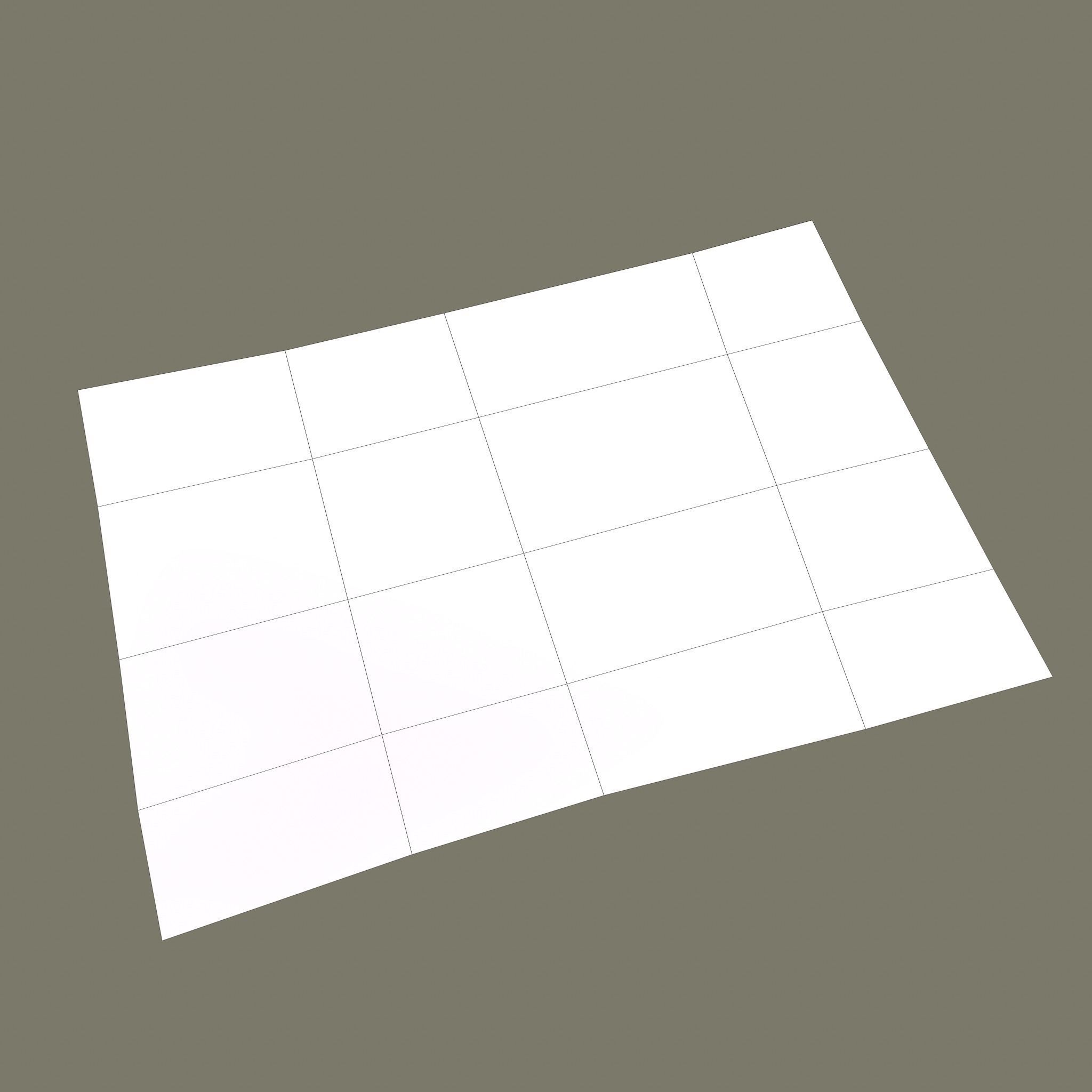 Ancient Bird Carpet Low-poly 3D model_25