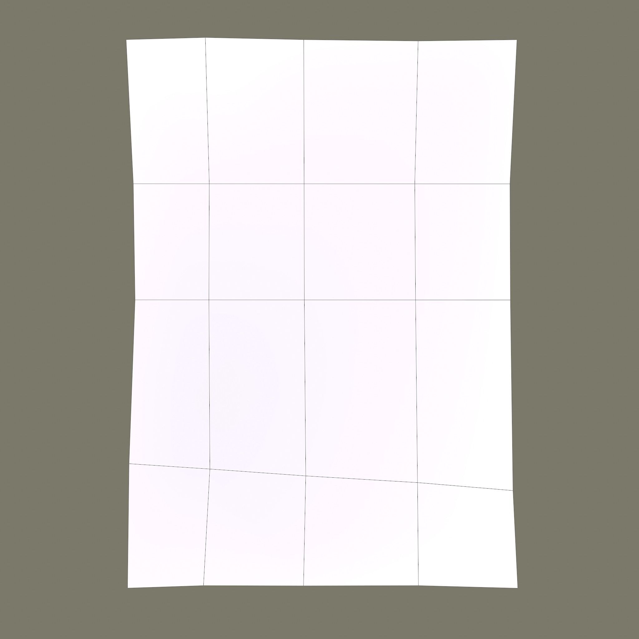 Ancient Bird Carpet Low-poly 3D model_20