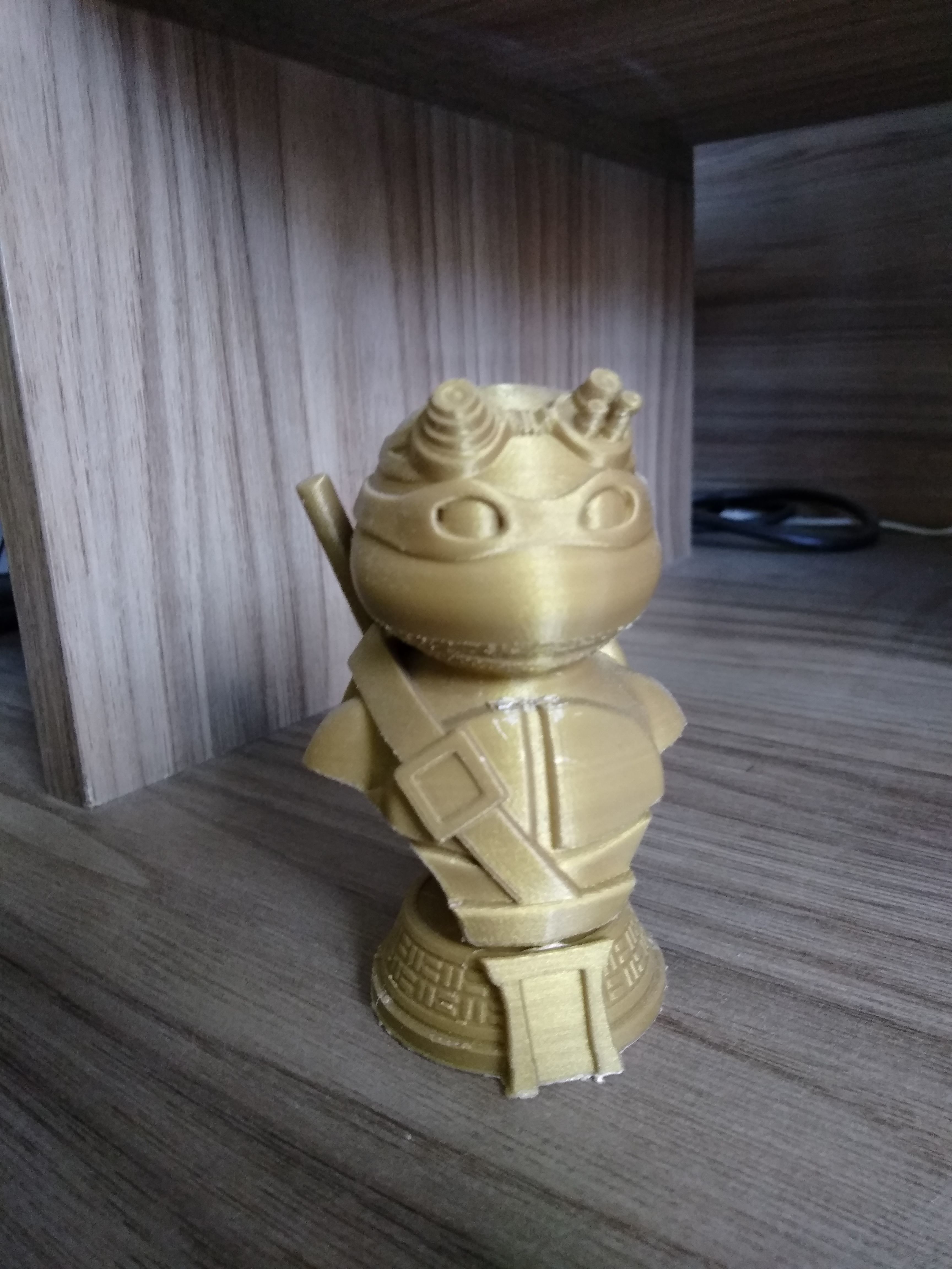 Turtle Warriors and Master and Allies Busts with Safe Base - FDM 3D print model_38