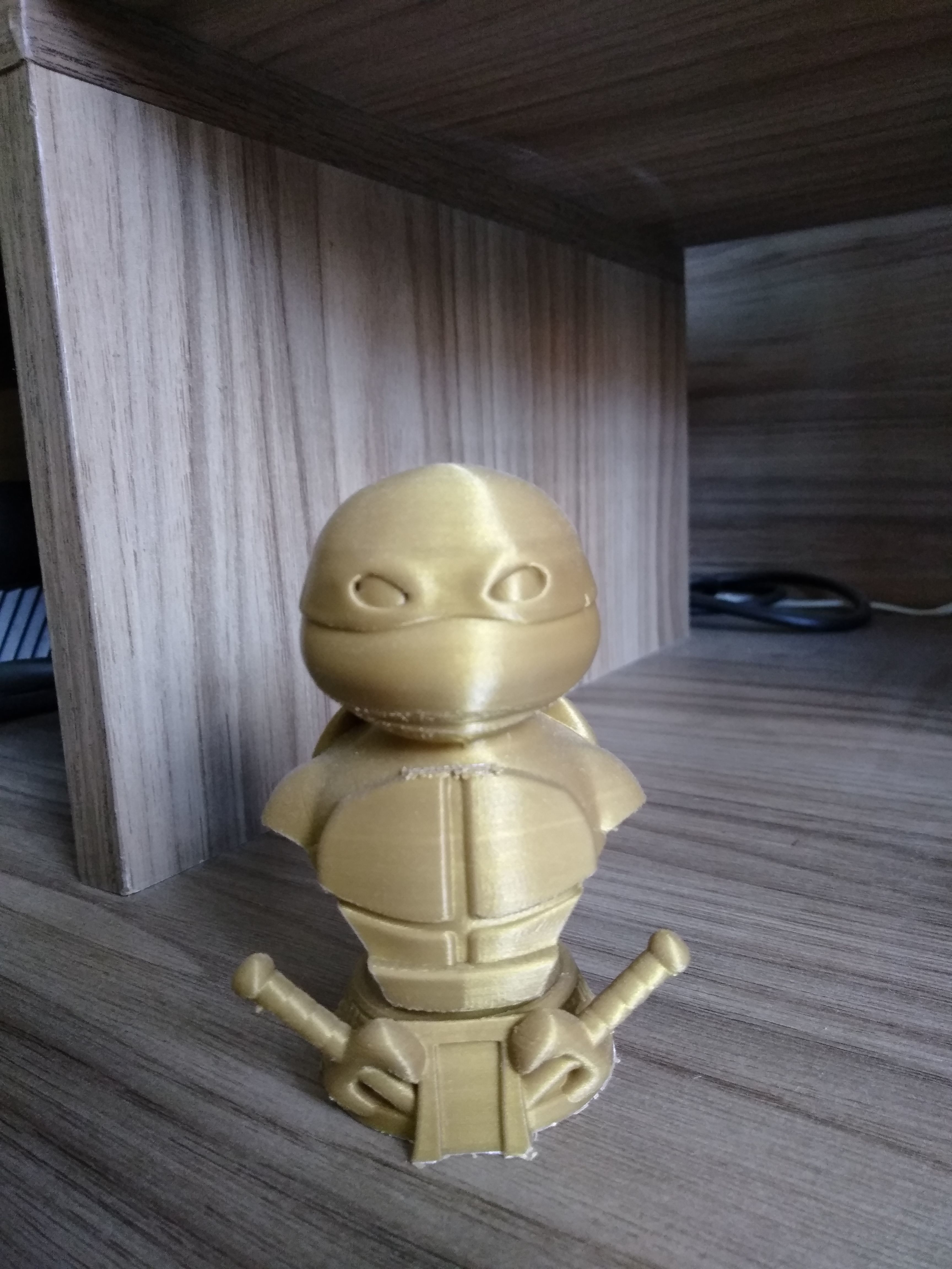 Turtle Warriors and Master and Allies Busts with Safe Base - FDM 3D print model_37