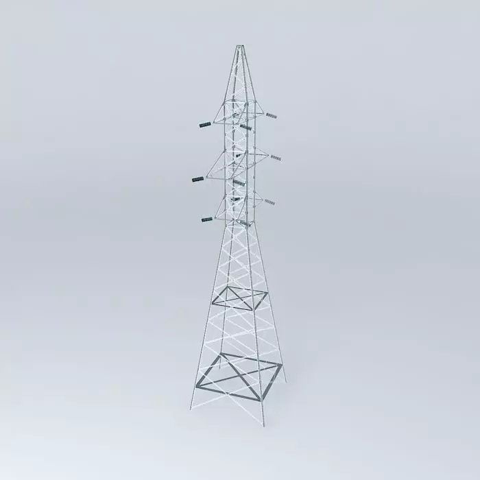 Electricity high voltage trellis Free 3D model