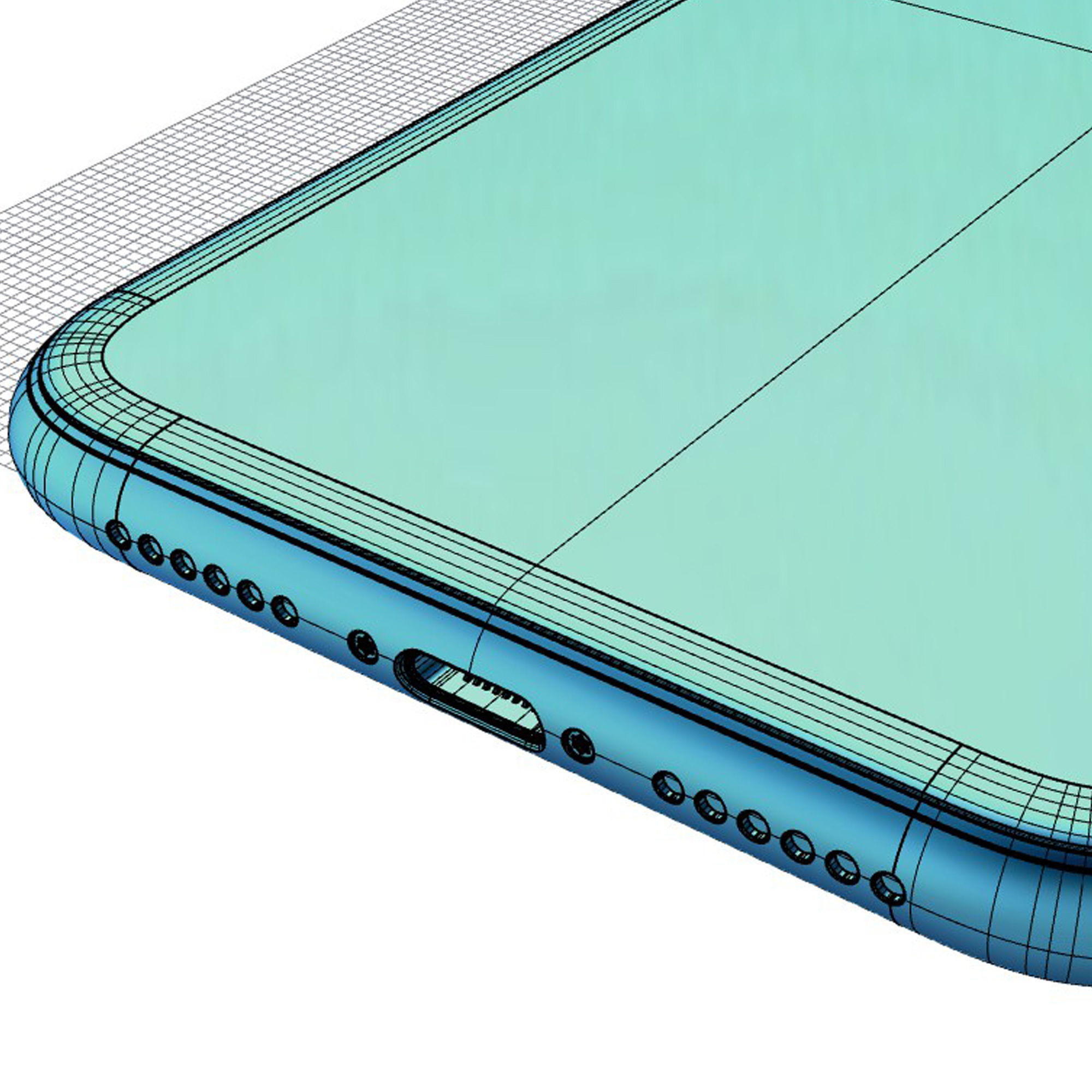 2019 Apple iphone 11 mobile phone 3D model  3D model_10