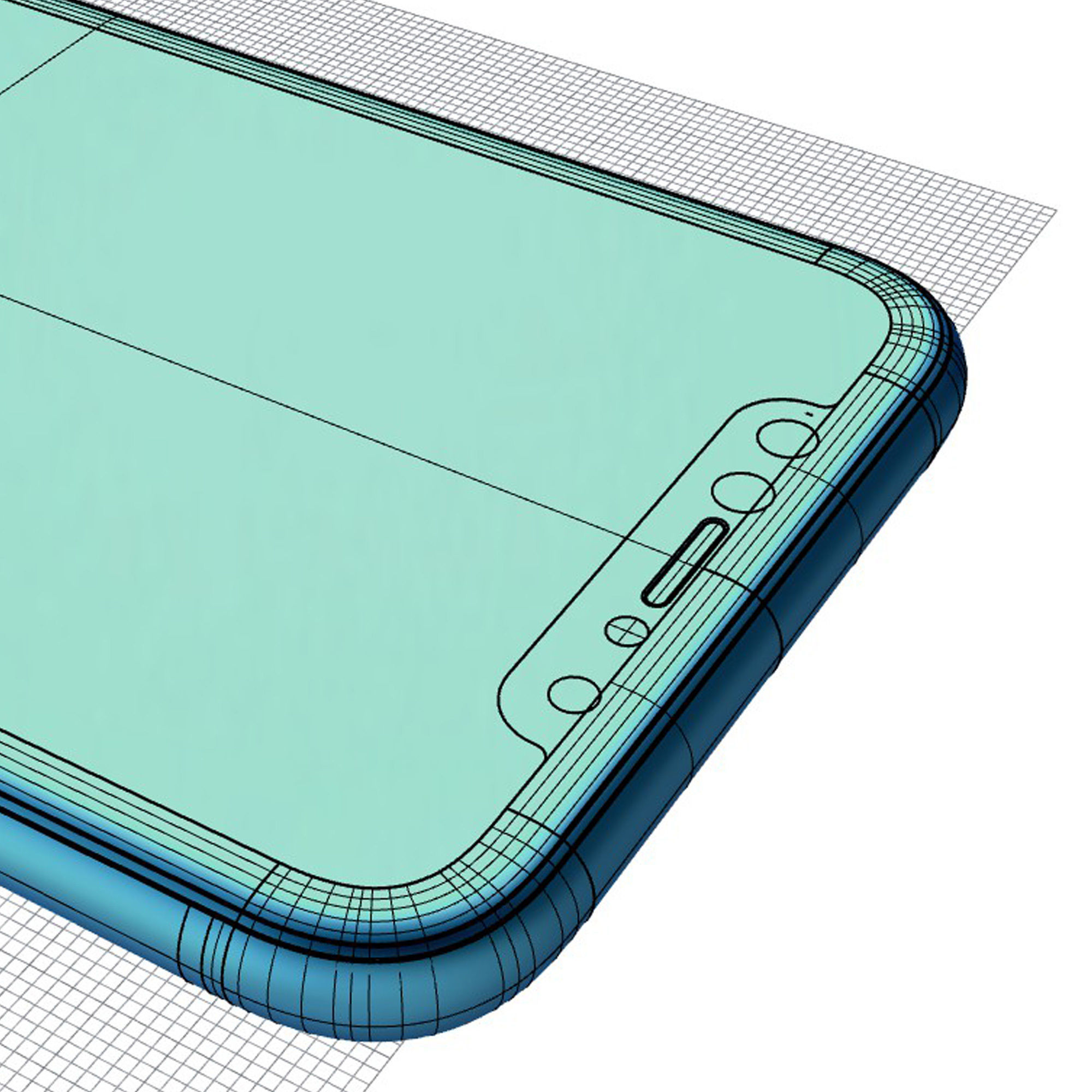 2019 Apple iphone 11 mobile phone 3D model  3D model_9