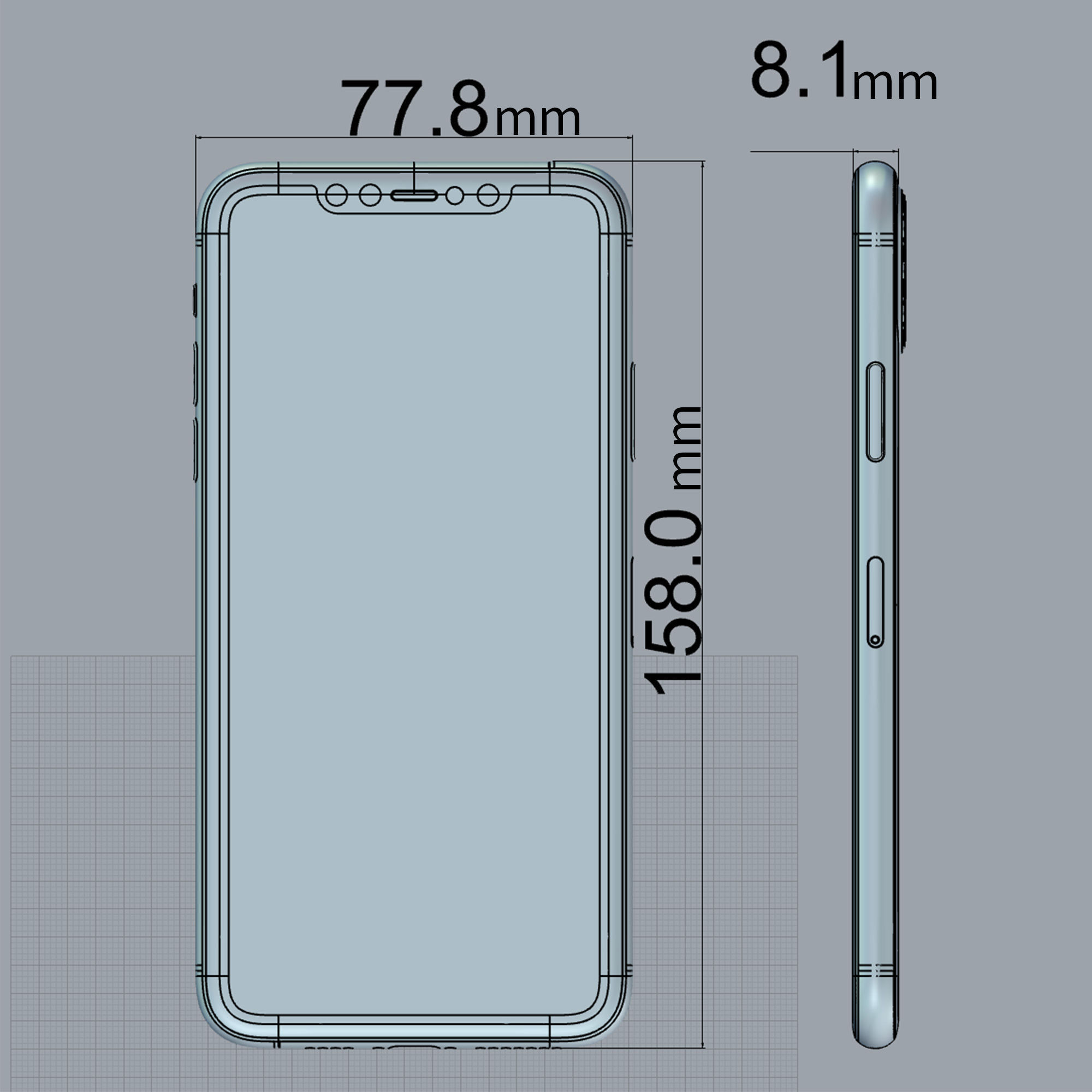 2019 Apple iphone 11 Pro max mobile phone 3D model  3D model_4