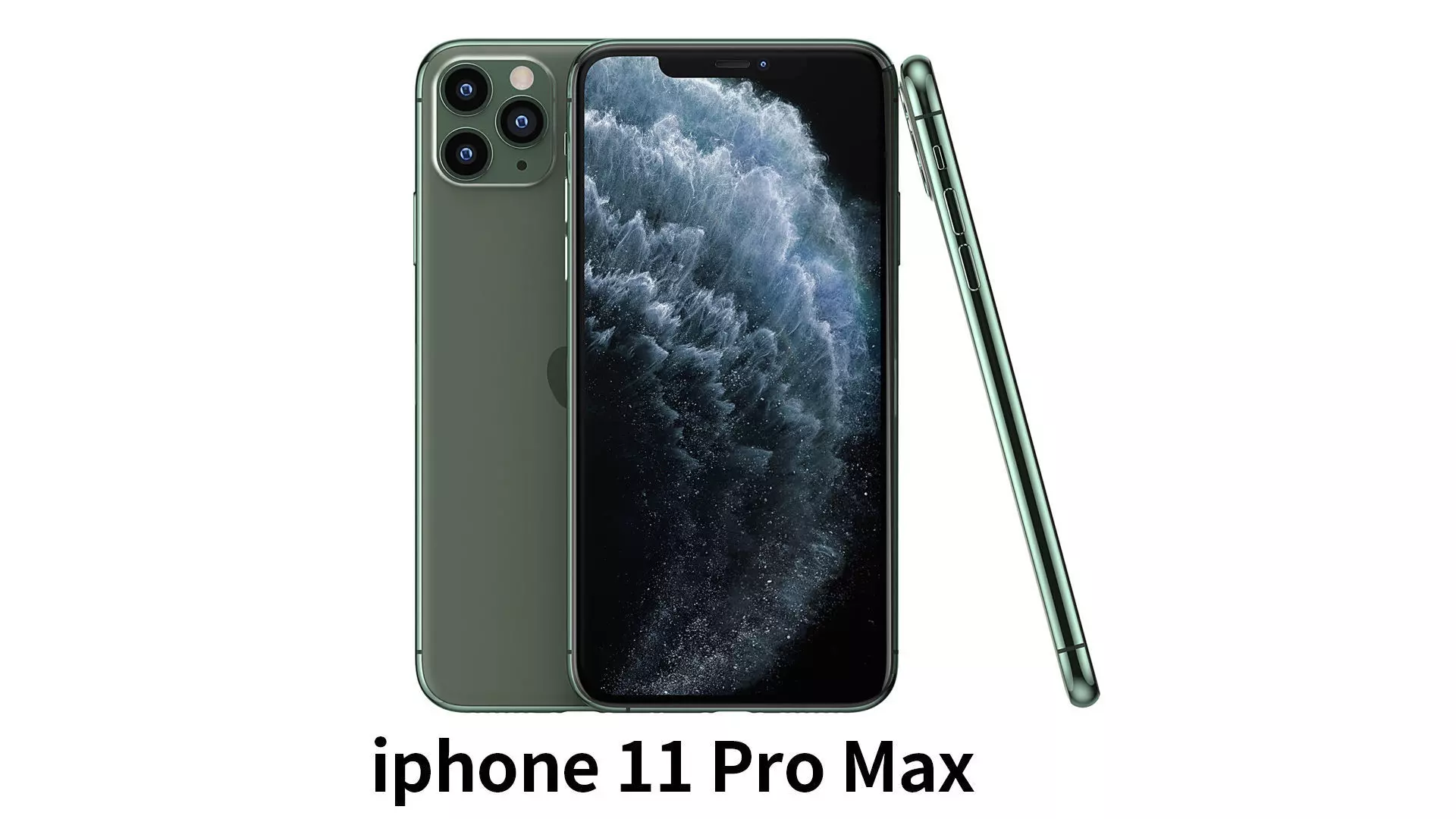 2019 Apple iphone 11 Pro max mobile phone 3D model  3D model_0