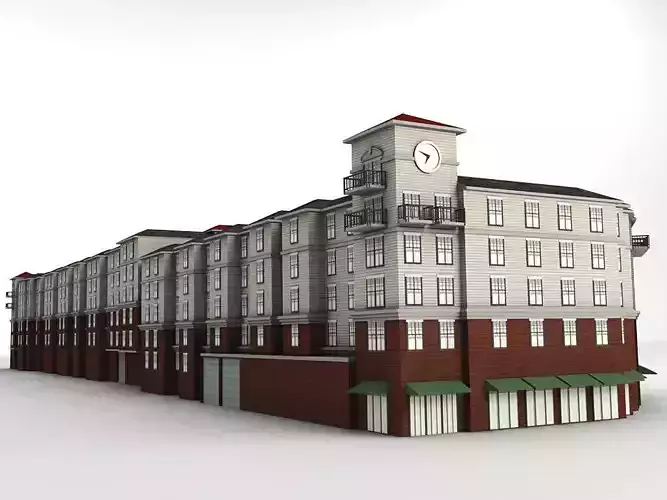 Large Residential Building Apartments Condominiums