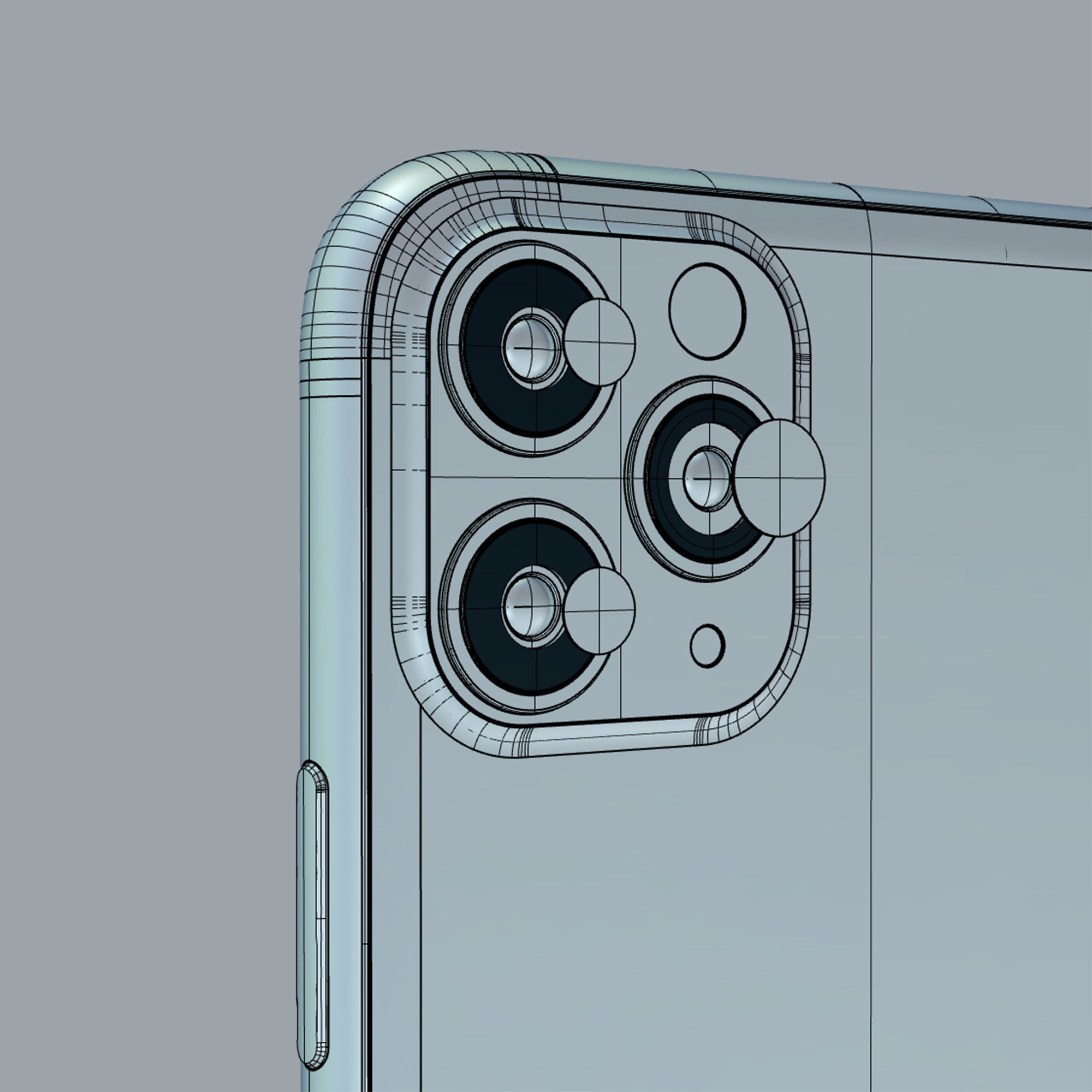 2019 Apple iphone 11 11Pro 11ProMax mobile phone 3D model 3D model_31