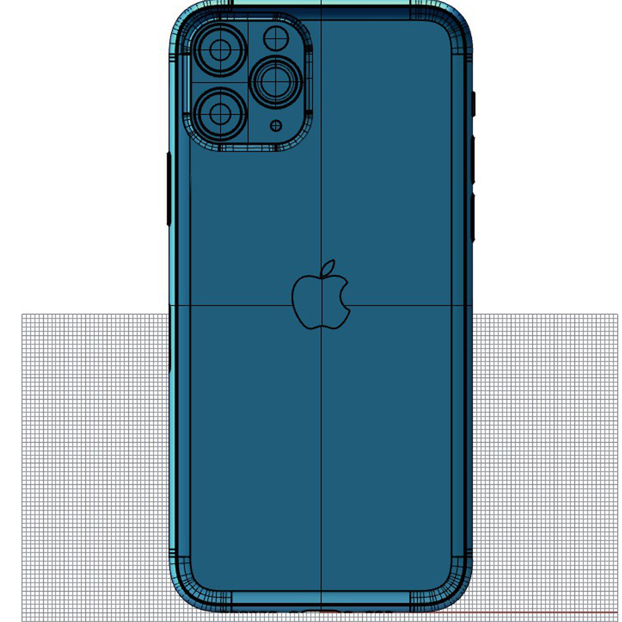 2019 Apple iphone 11 11Pro 11ProMax mobile phone 3D model 3D model_16