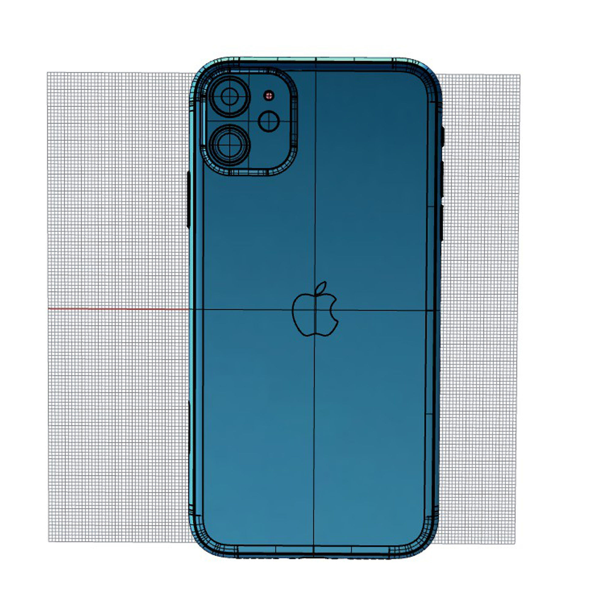 2019 Apple iphone 11 11Pro 11ProMax mobile phone 3D model 3D model_7