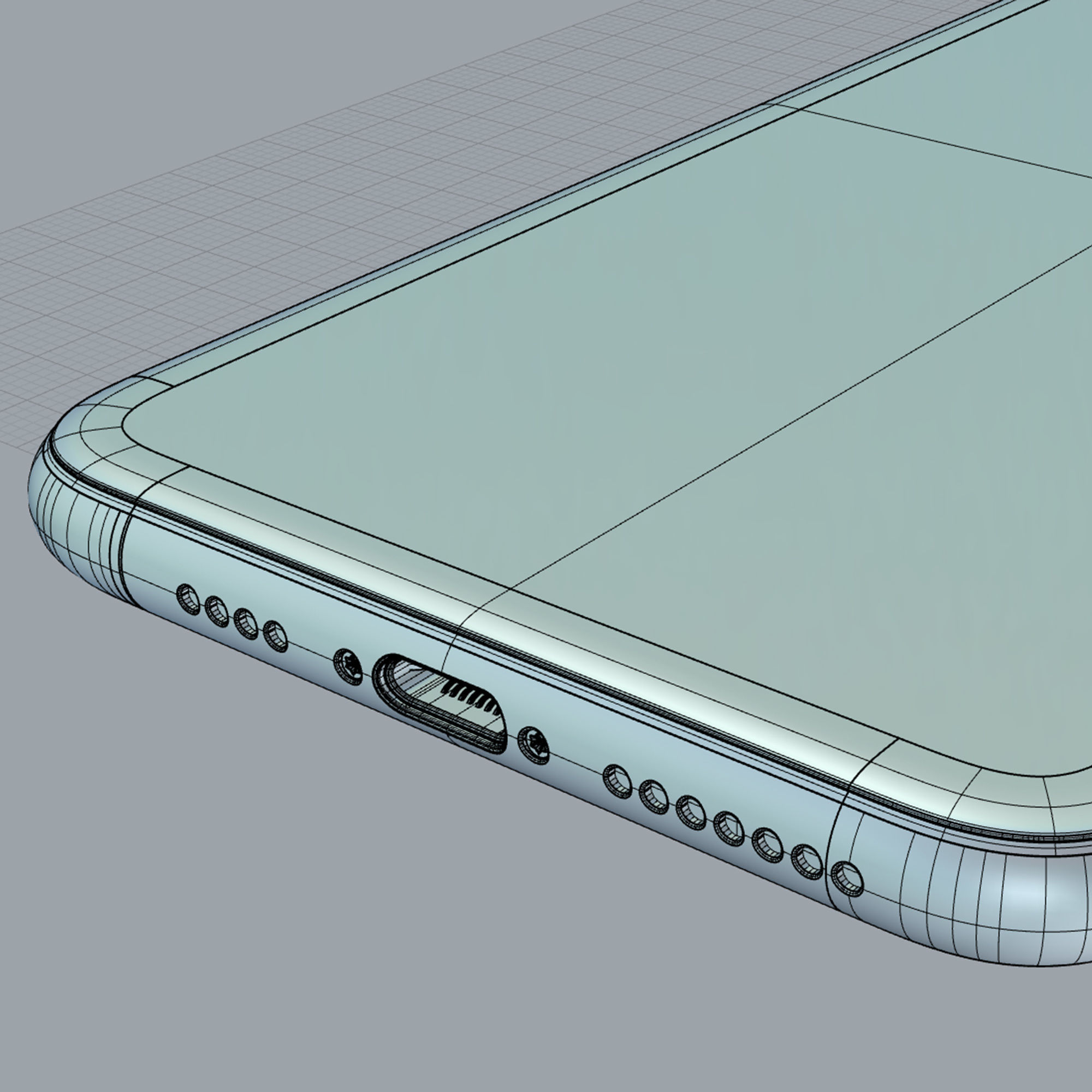 2019 Apple iphone 11 11Pro 11ProMax mobile phone 3D model 3D model_27