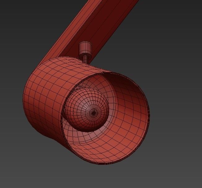 Chandelier railing hanging 3D model_5