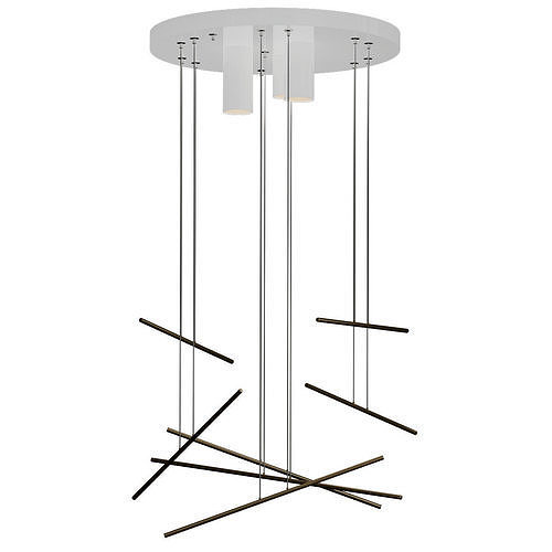 Shangai Hanging lamp G gold 3D model