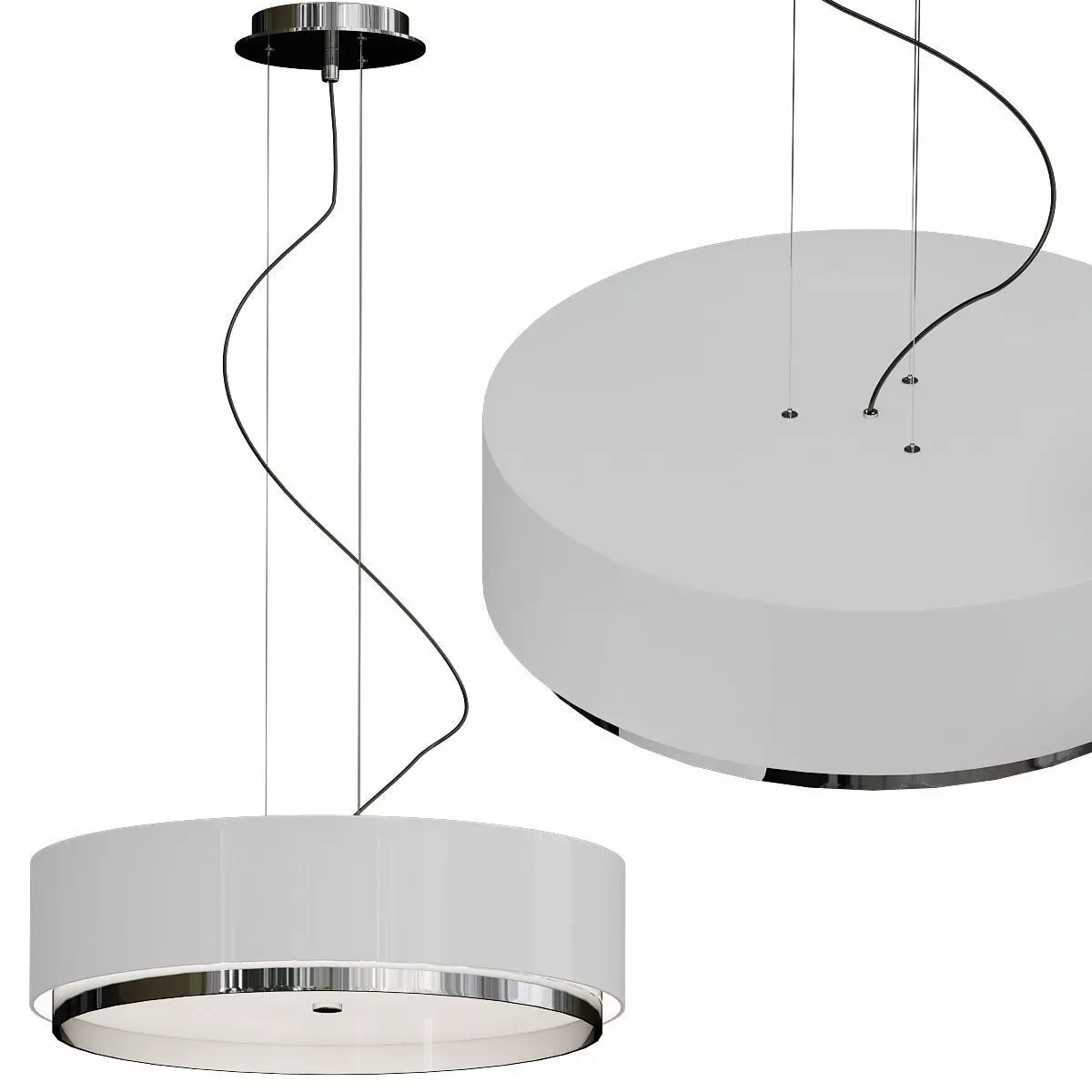 Estiluz ball hanging from ceiling 3D model_0