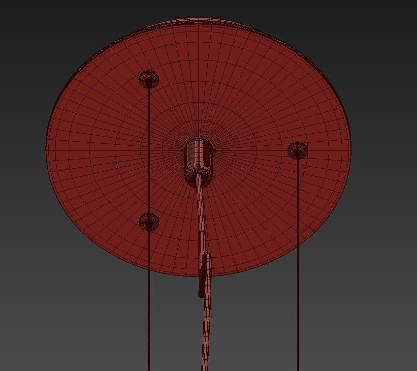 Estiluz ball hanging from ceiling 3D model_4