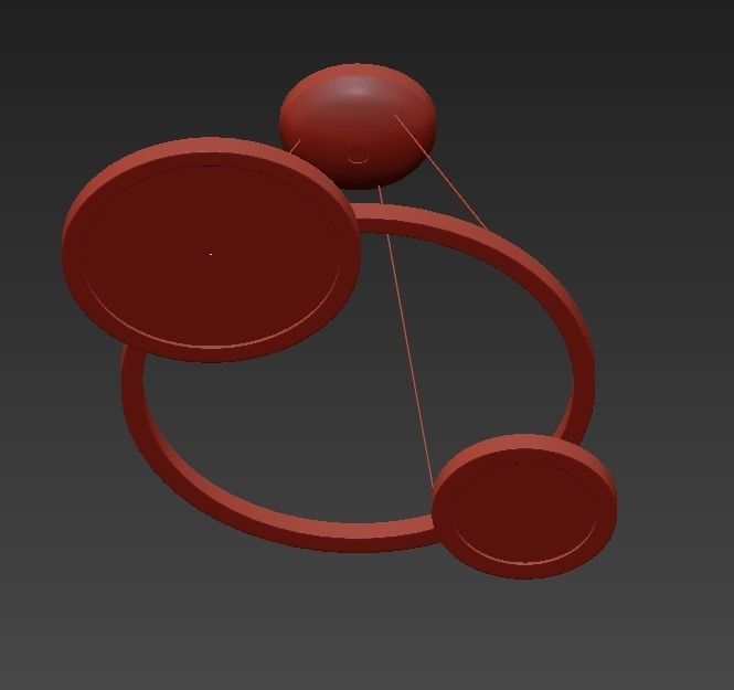 Eclisse Pendant Light 3D model_3