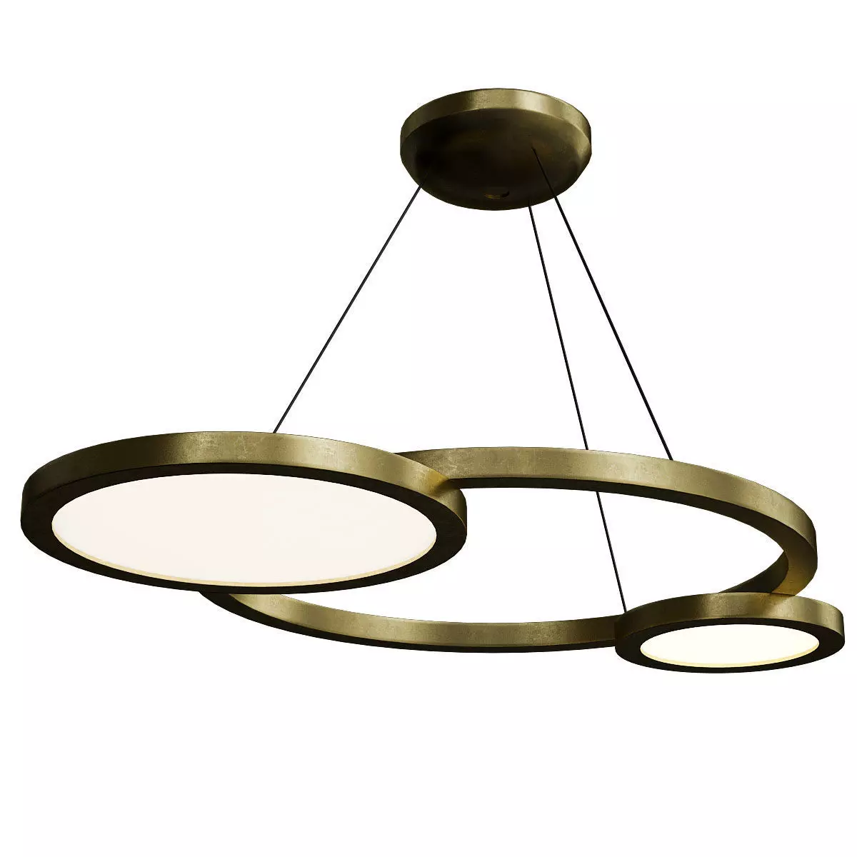 Eclisse Pendant Light 3D model_0