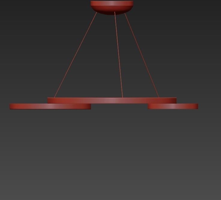 Eclisse Pendant Light 3D model_4