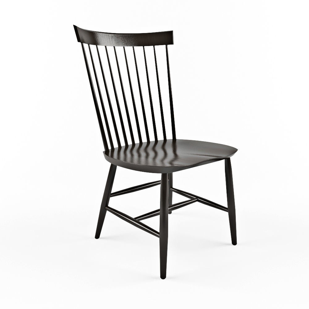 Dining Table Set Low-poly 3D model_4