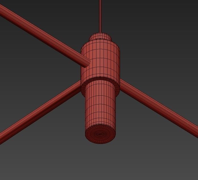 Metall Schwarz 3D model_4