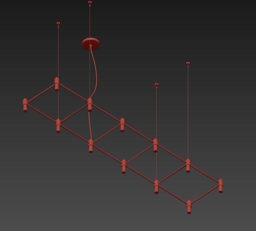 Metall Schwarz 3D model_2