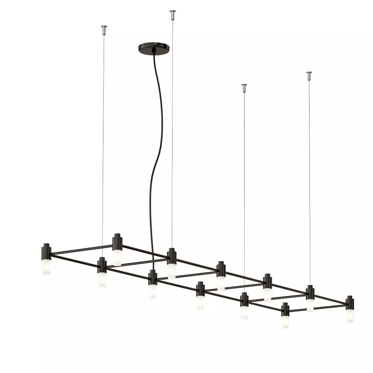 Metall Schwarz 3D model_0