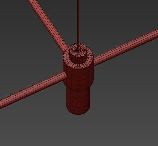 Metall Schwarz 3D model_3