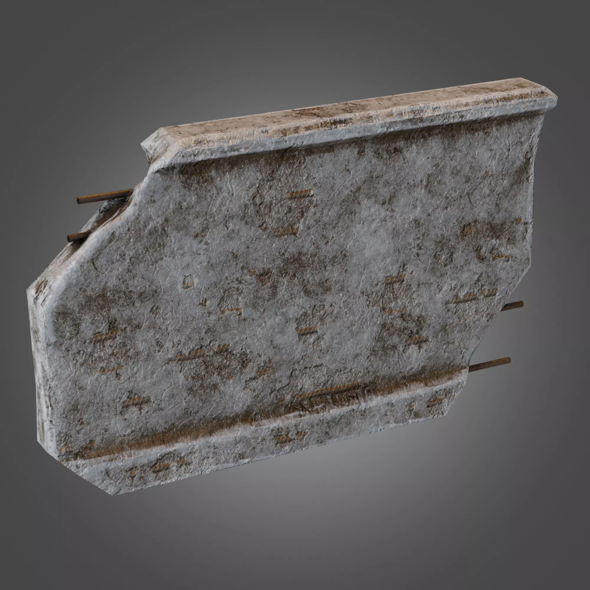 Wall 01 Pbr Low-poly 3D model_0