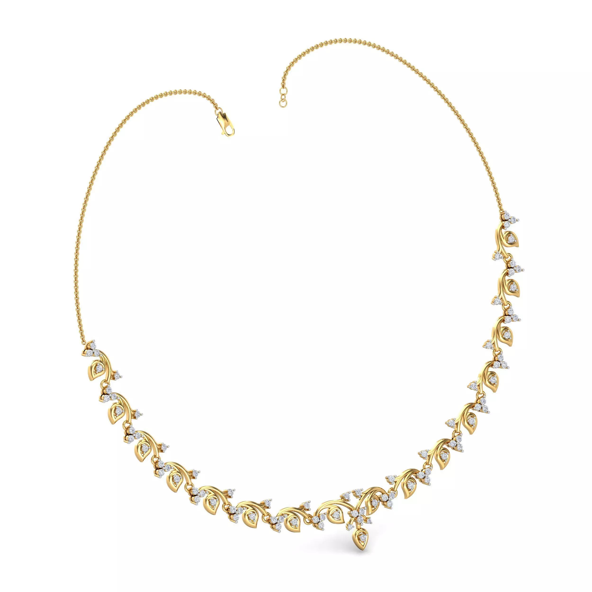 Women necklace-earrings set 3dm stl render detail 3D print model