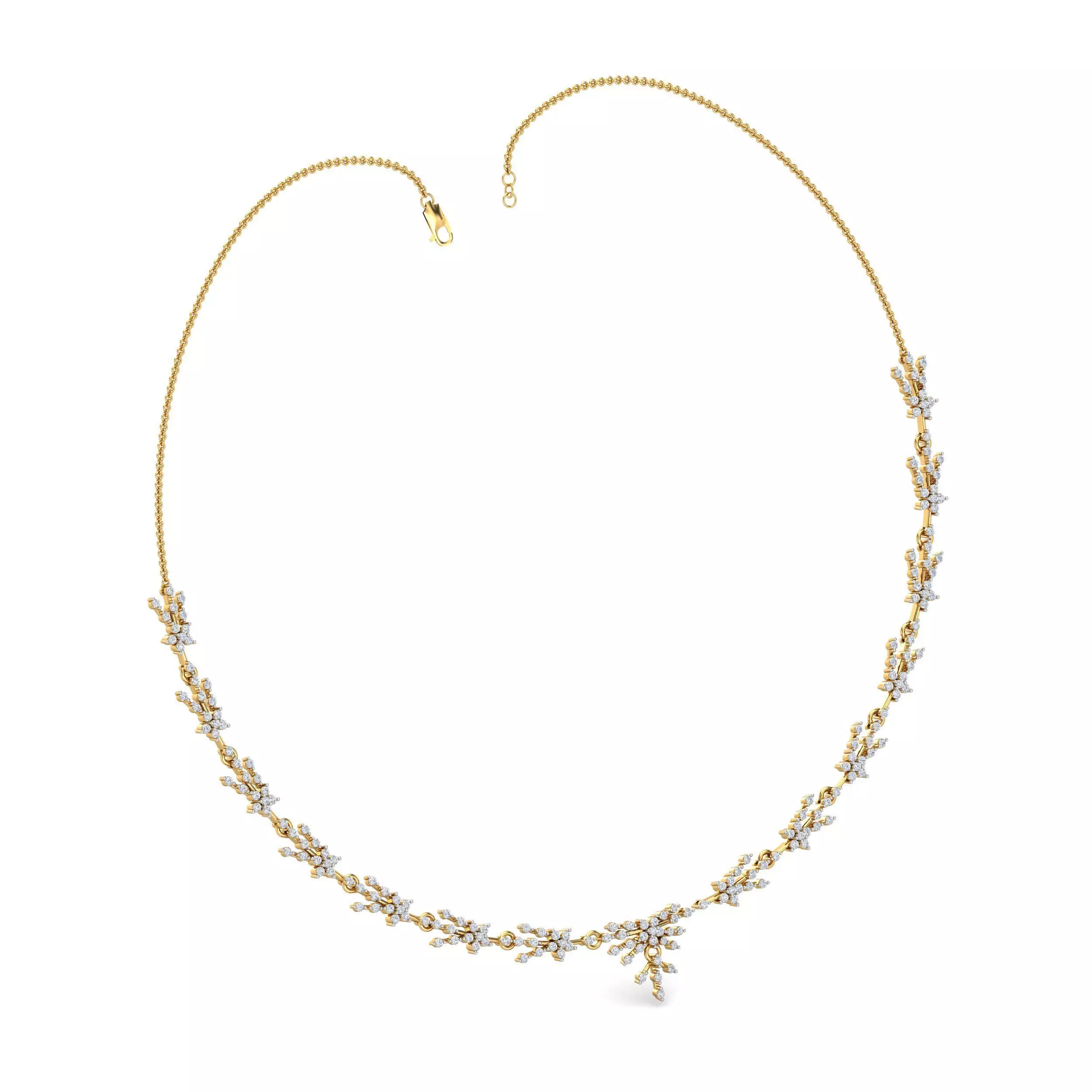 Women necklace-earrings set 3dm stl render detail 3D print model