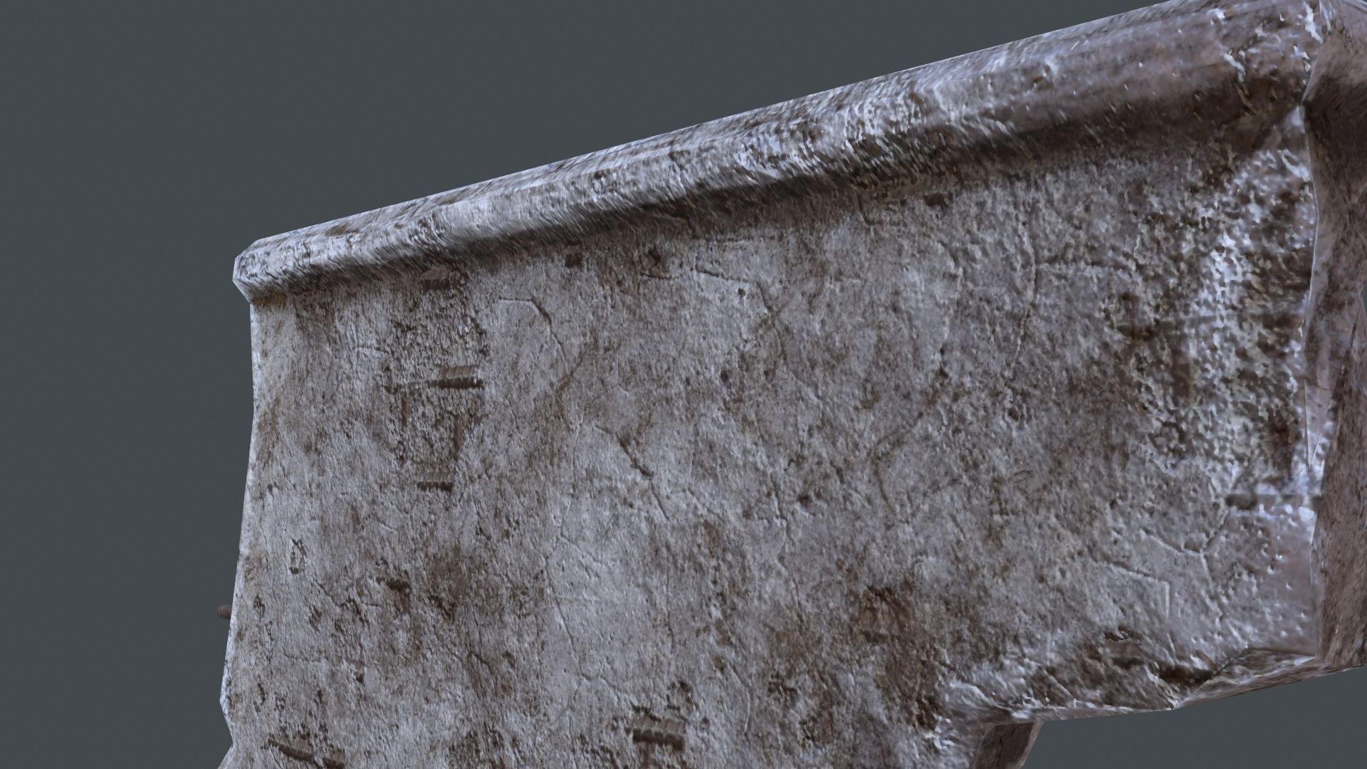 Wall 02 Pbr Low-poly 3D model_7