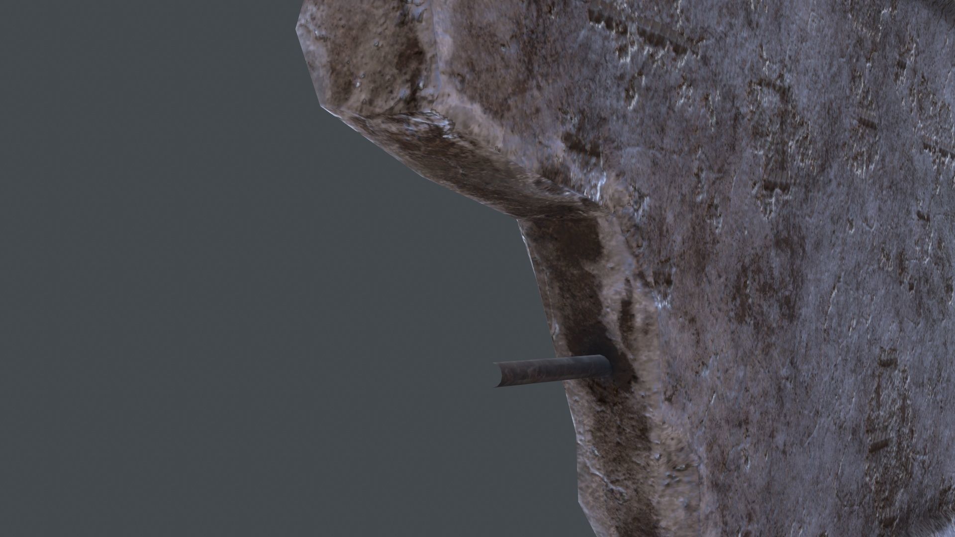 Wall 02 Pbr Low-poly 3D model_9