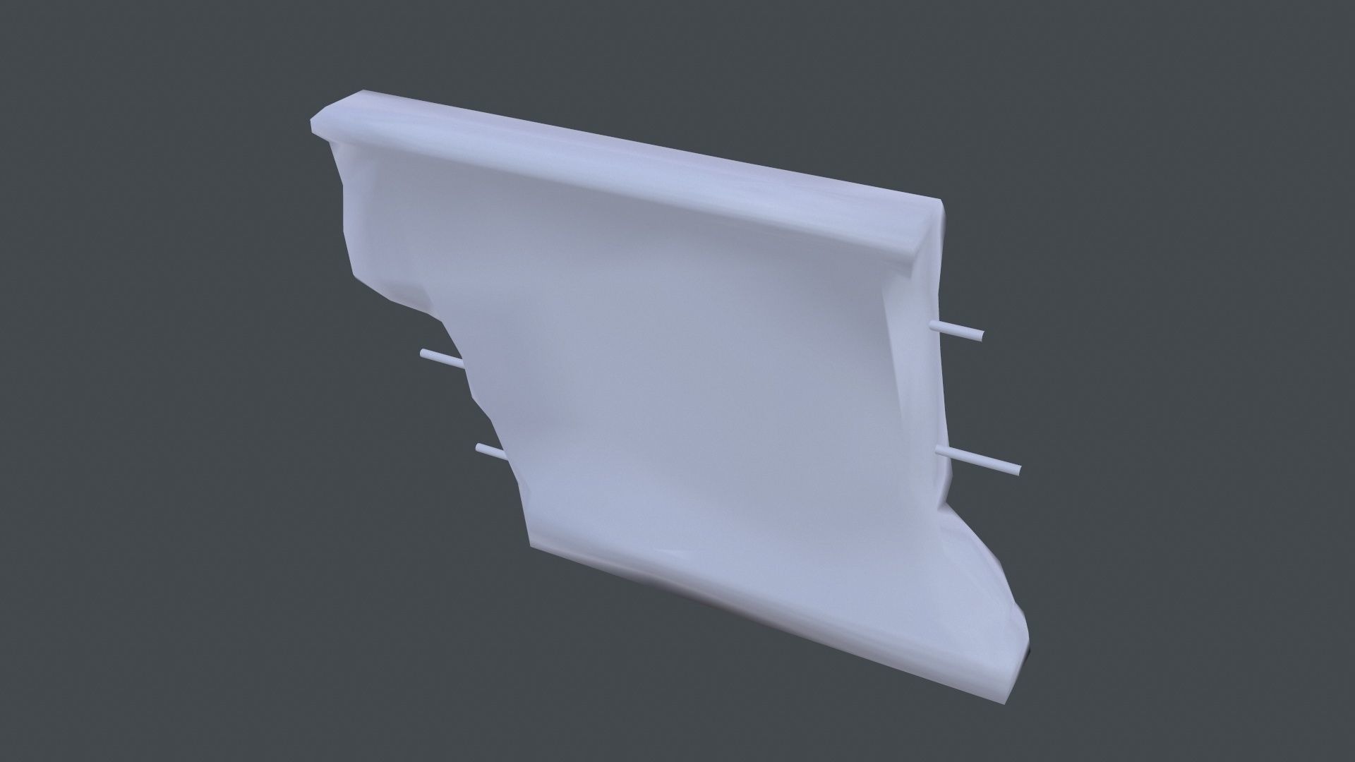 Wall 02 Pbr Low-poly 3D model_16