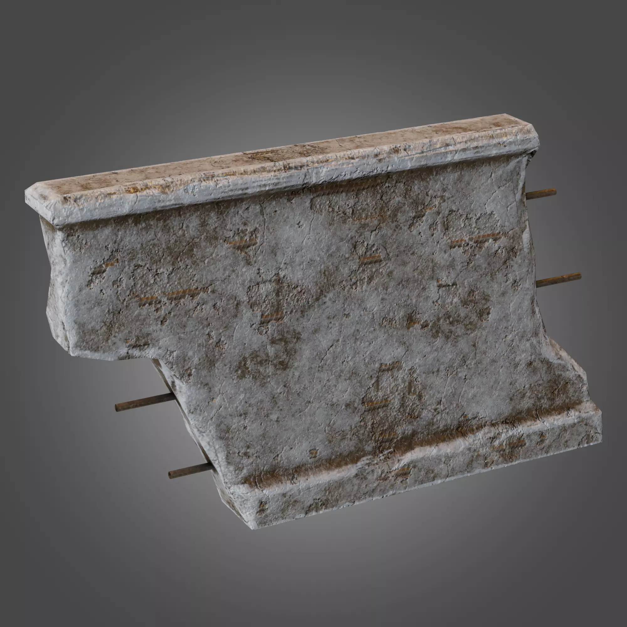 Wall 02 Pbr Low-poly 3D model_0