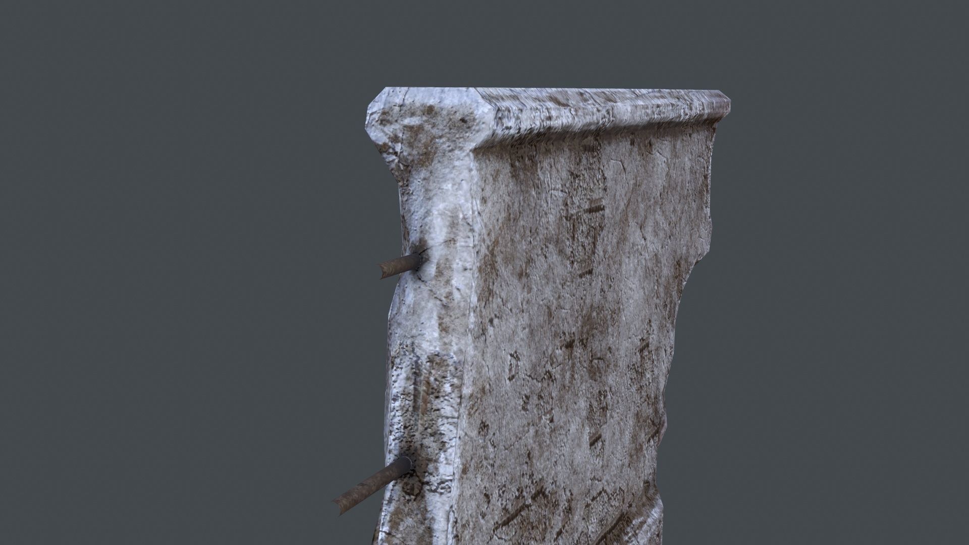 Wall 02 Pbr Low-poly 3D model_6