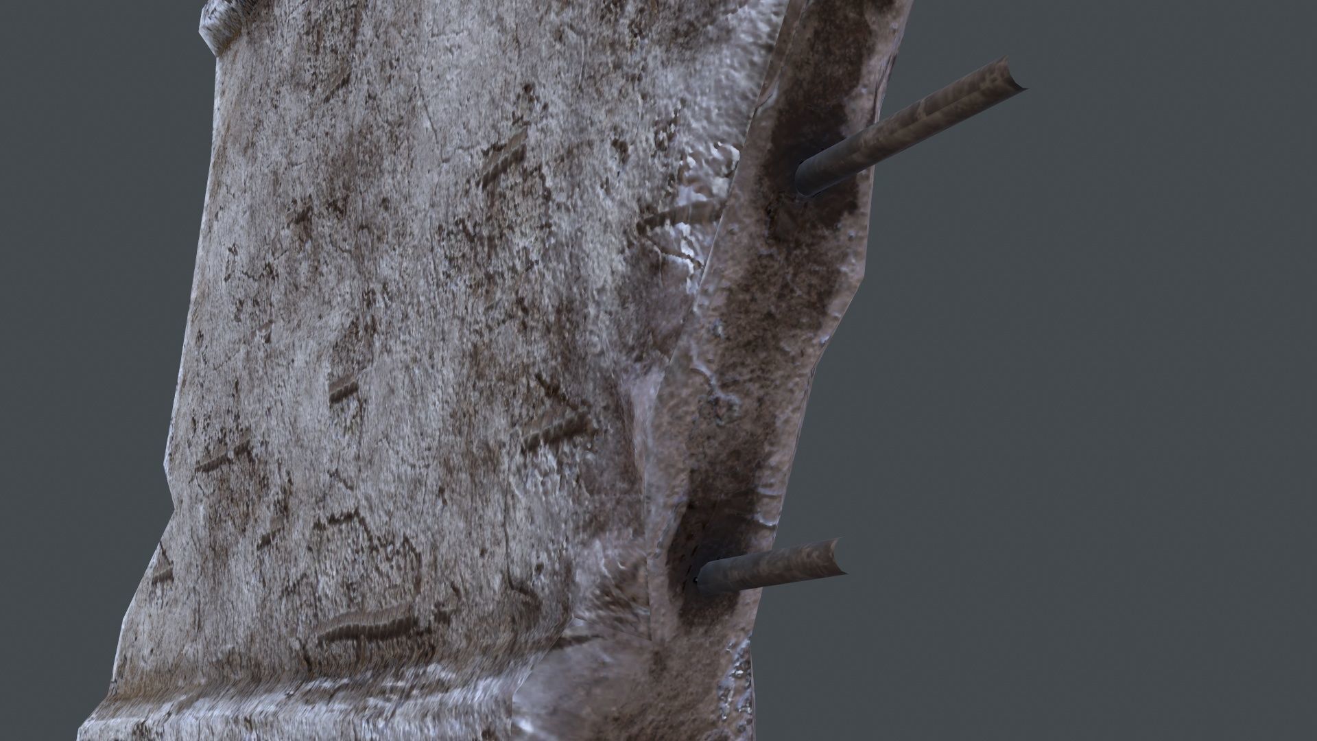 Wall 02 Pbr Low-poly 3D model_10