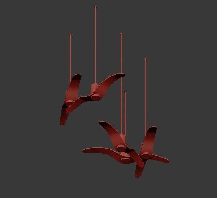 Brokis Night Birds 3D model_2