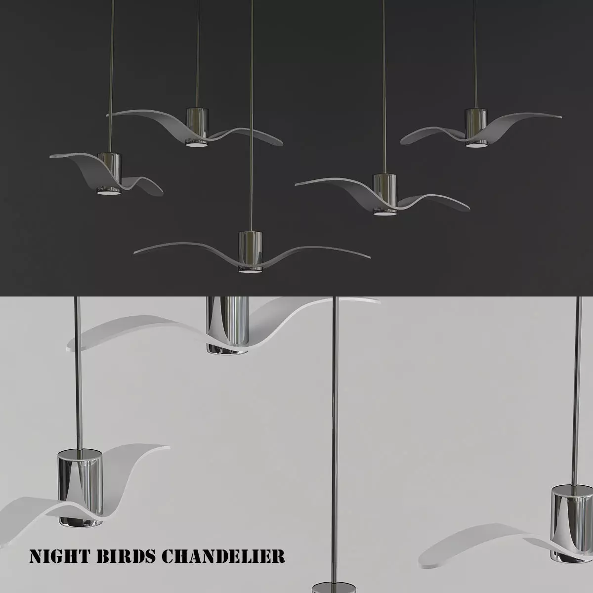 Brokis Night Birds 3D model_0