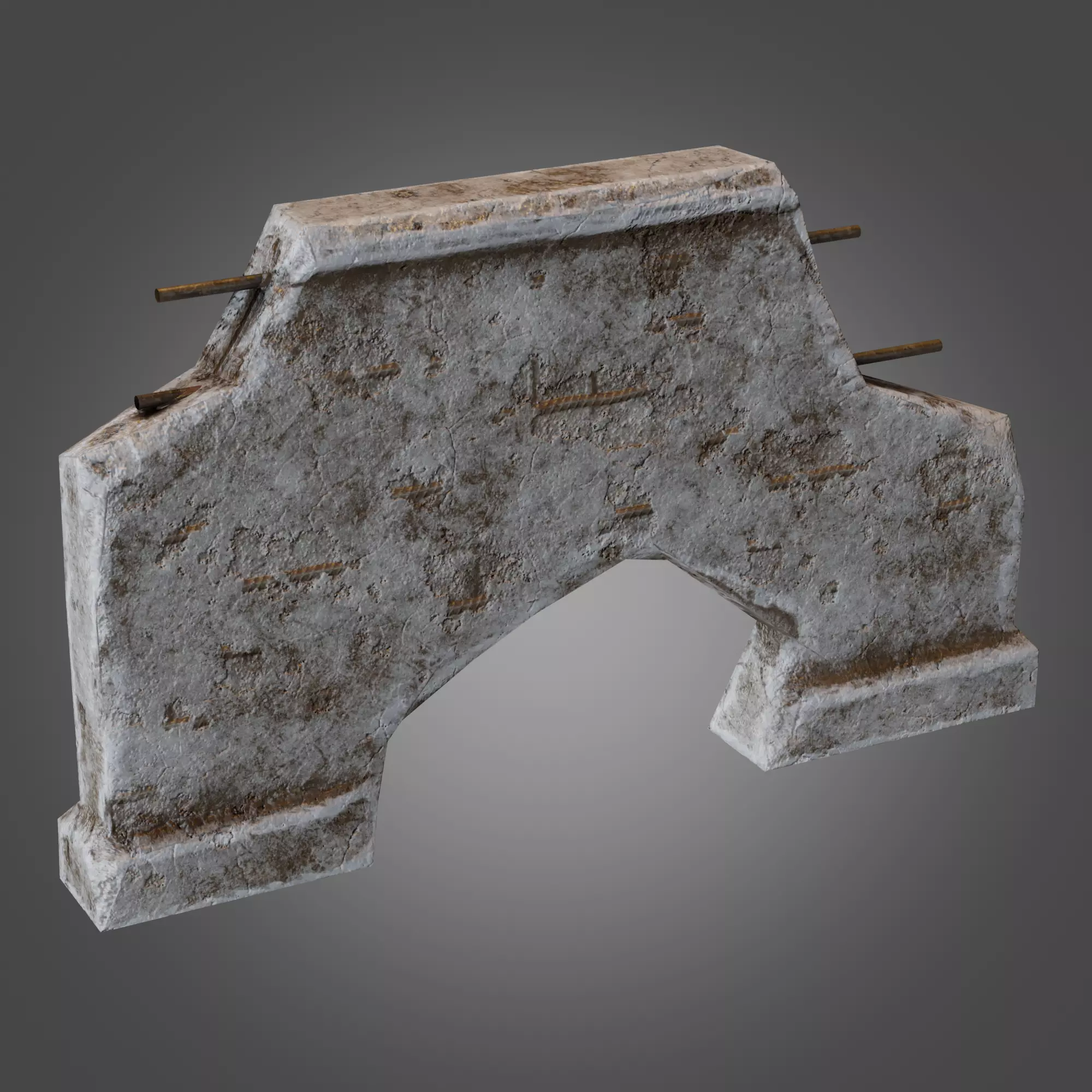 Wall 04 Pbr Low-poly 3D model_0