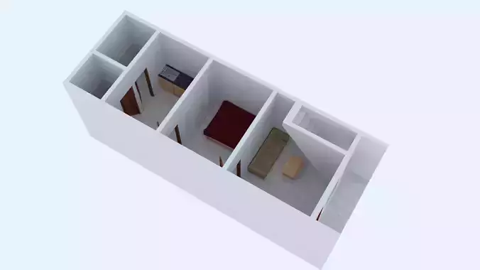 12 feet x 35 feet Interior Design