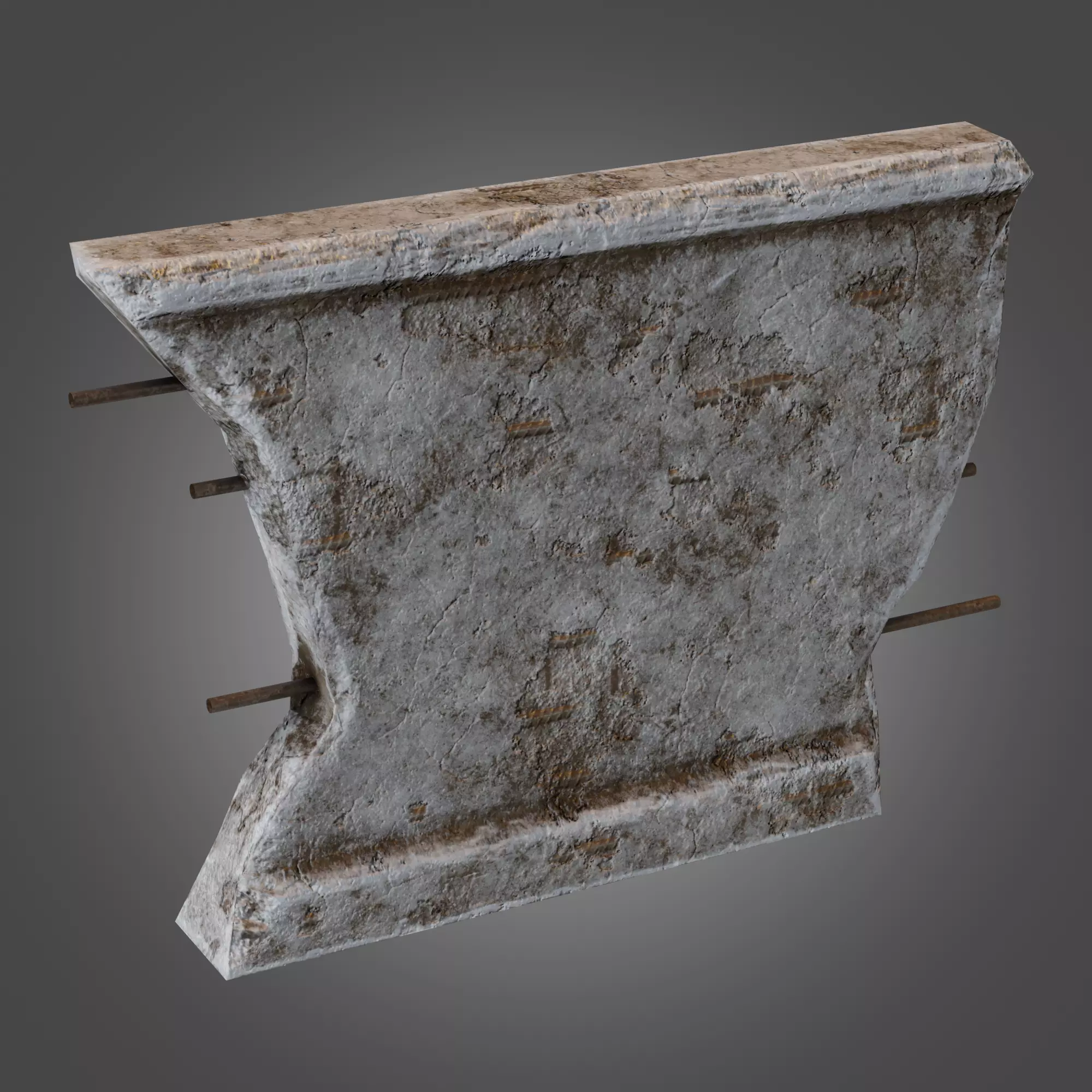 Wall 05 Pbr Low-poly 3D model_0