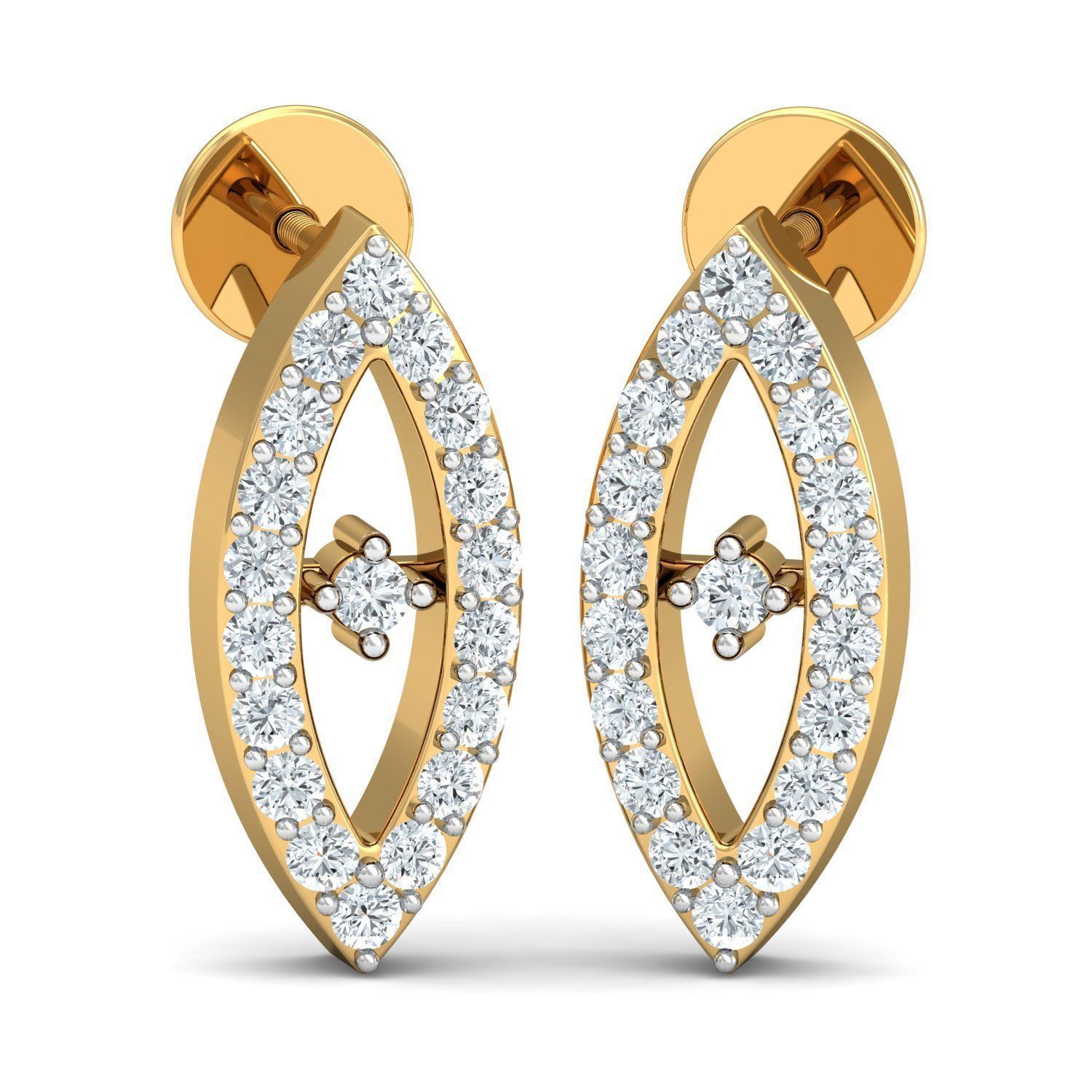 Women necklace-earrings set 3dm stl render detail 3D print model_2