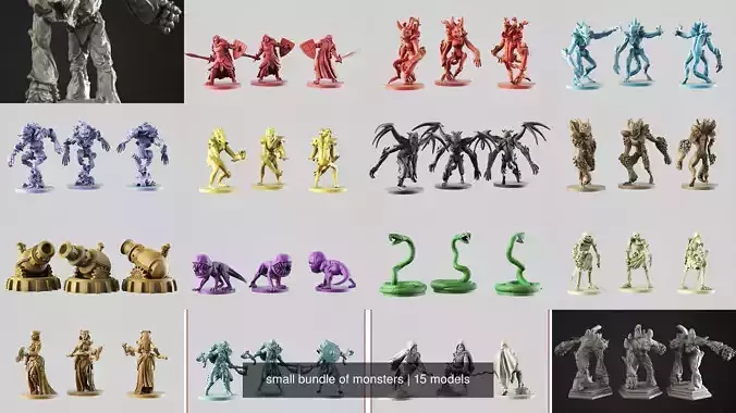 small bundle of monsters