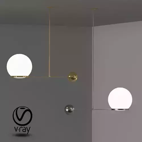  Contrapesso LED Globe Pendant